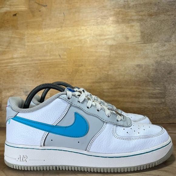 Nike NBA x Air Force 1 '07 LV8 75th Anniversary Fiesta Womens Sz 8.5 (7Y) Shoes - Picture 1 of 10